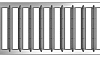 Sleufrooster RVS 50cm