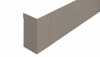 Hoekstuk Uitwendig Taupe 15x15x28 cm