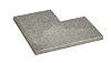 Orient Black strook gevlamd 30 cm breed hoekstuk 50/30x3 cm.