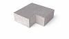 SCHELLEVIS ® OUD HOLL. TRAP HOEKSTUK 90° (40/20) BUITEN GRIJS 60X60 CM