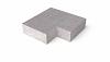 SCHELLEVIS ® OUD HOLL. TRAP HOEKSTUK 90° (37/15) BUITEN GRIJS 60X60 CM