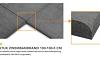 SCHELLEVIS ® OUD HOLL. ZWEMBADRAND HOEK (100X100X5 CM) CARBON