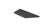 SCHELLEVIS ® OUD HOLL. ZWEMBADRAND HOEK LINKS (100/60X40X5 CM) ANTRACIET