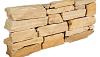 Stapelblok Bourgogne geel ca. 10-14 cm dik