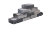 TUMBELWALL GETR. 30X20X10CM MATTERHORN