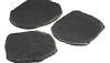 Stapsteen Basic Basalt 40 cm 3 cm dik, gezoet en getrommeld