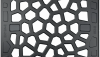 Voronoï rooster gietijzer, 250x250mm B12