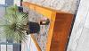 Stapelblok afdek hoek 15x15x43 cm Corten