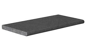 Zwembadrand Vietnam Black 60x30x3 cm, riven, met bullnose
