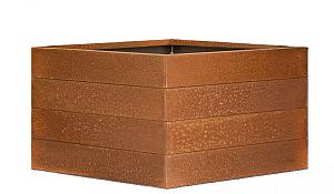 Plantenbak Modulair Corten 60x60x56 cm