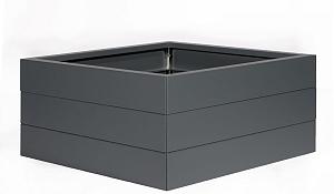 Bloembak Modulair - 120x120x42 cm Antraciet