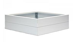 Bloembak Modulair - 120x120x28 cm Wit