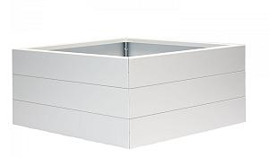 Bloembak Modulair - 120x120x42 cm Wit