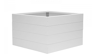 Bloembak Modulair - 120x120x56 cm Wit