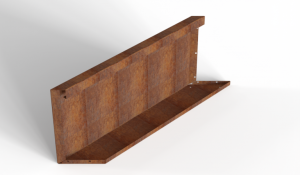 Parallel paneel-L (E) 90x42 cm