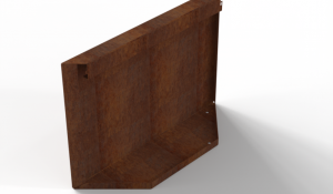 Kopschot paneel (D) 60x42 cm