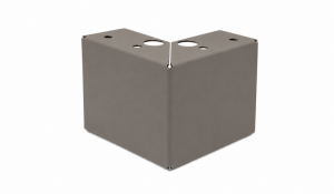 Poten set - 9.5 cm hoog Taupe