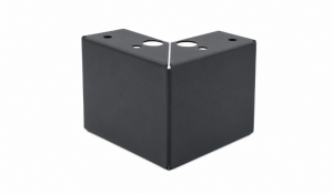 Poten set - 9.5 cm hoog Antraciet