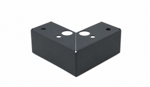 Poten set - 5 cm hoog Antraciet