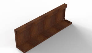 Recht Paneel (A) 90x28 cm