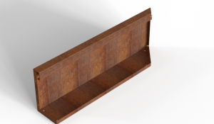 Uitwendig hoekpaneel-L (B) 90x28 cm