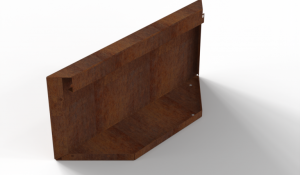 Kopschot paneel (D) 60x28 cm