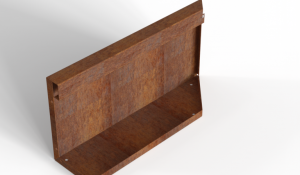 Uitwendig hoekpaneel-L (B) 60x28 cm