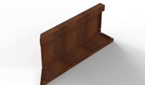 Inwendig hoekpaneel-R (C) 60x28 cm