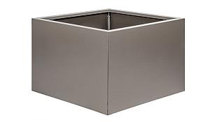 Bloembak vlak - 60x60x60 cm Taupe