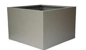 Bloembak vlak - 90x90x60 cm Taupe