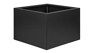 Plantenbak Vlak Grafietzwart 60x60x60 cm