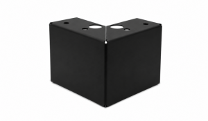 Poten set - 9.5 cm hoog Grafiet zwart
