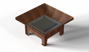 Cortenstaal vuurschaal