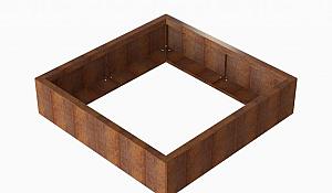 Plantenbak Module+ Corten 120x120x28 cm