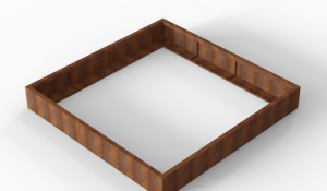 Bloembak Module+ 210x210x28 cm