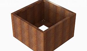 Plantenbak Module+ Corten 90x90x56 cm