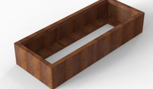 Bloembak Module+ 60x150x28 cm