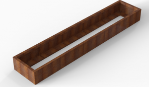 Bloembak Module+ 60x300x28 cm