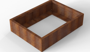 Plantenbak Module+ Corten 120x90x28 cm