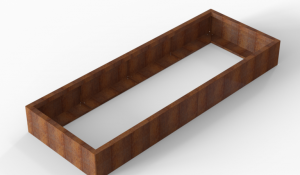 Bloembak Module+ 90x240x28 cm