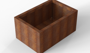 Plantenbak Module+ Corten 90x60x42 cm