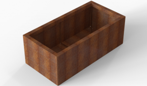 Plantenbak Module+ Corten 120x60x42 cm