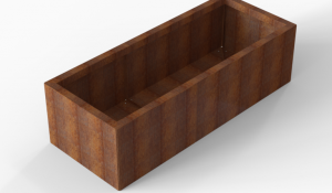 Plantenbak Module+ Corten 150x60x42 cm