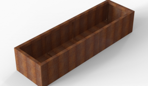 Plantenbak Module+ Corten 210x60x42 cm