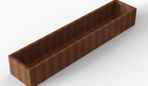 Plantenbak Module+ Corten 300x60x42 cm
