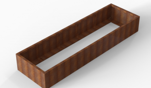 Plantenbak Module+ Corten 300x90x42 cm
