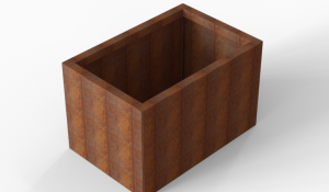 Plantenbak Module+ Corten 90x60x56 cm