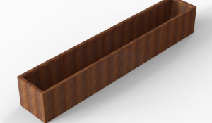 Plantenbak Module+ Corten 360x60x56 cm