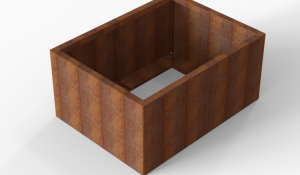 Plantenbak Module+ Corten 120x90x56 cm