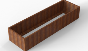 Plantenbak Module+ Corten 300x90x56 cm